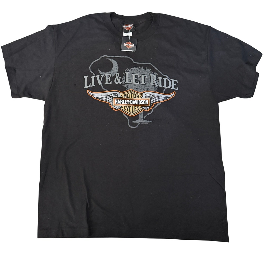 HARLEY‎ DAVIDSON Myrtle Beach South Carolina Graphic T-Shirt Large